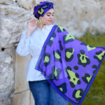 اسكارف جاكوار بنفسجي 💜