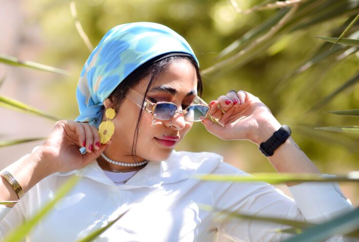 ⁦اسكارف جاكوار بلو⁩ - الصورة ⁦4⁩