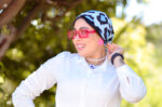 ⁦اسكارف جاكوار ازرق⁩ - الصورة ⁦3⁩