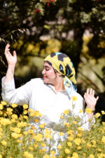 ⁦اسكارف جاكوار اصفر⁩ - الصورة ⁦2⁩