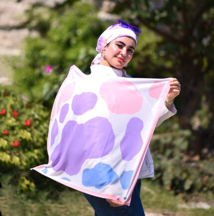 موكا بينك اسكارف فخم من الكريب شيفون الناعم، يضيف لمسة من الأناقة على أي إطلالة.